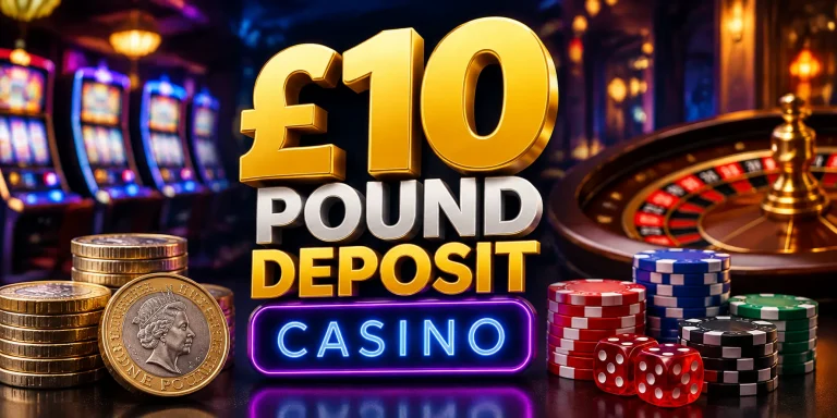 10 Pound Deposit Casino UK Bonuses, Games & Payment Options