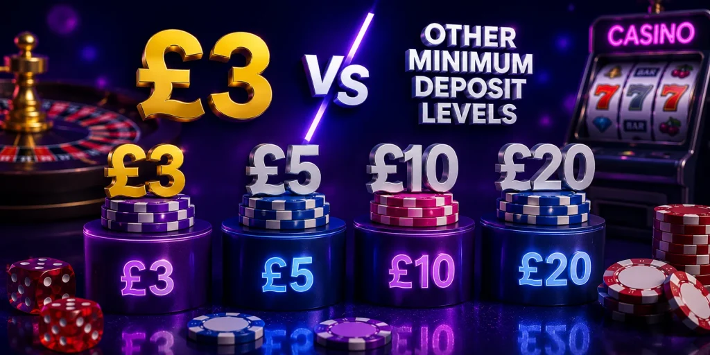 £3 Vs Other Minimum Deposit Levels