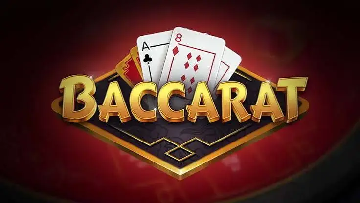 Baccarat cards and casino chips