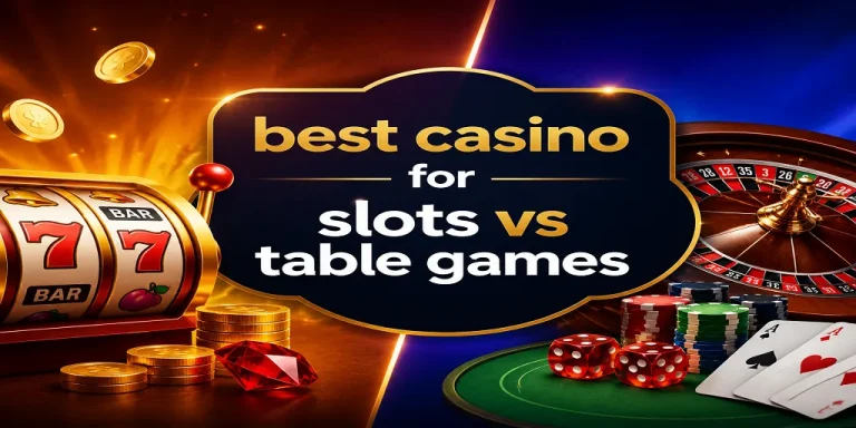 Best Casino For Slots Vs Table Games RTP, Odds & Payouts 2026