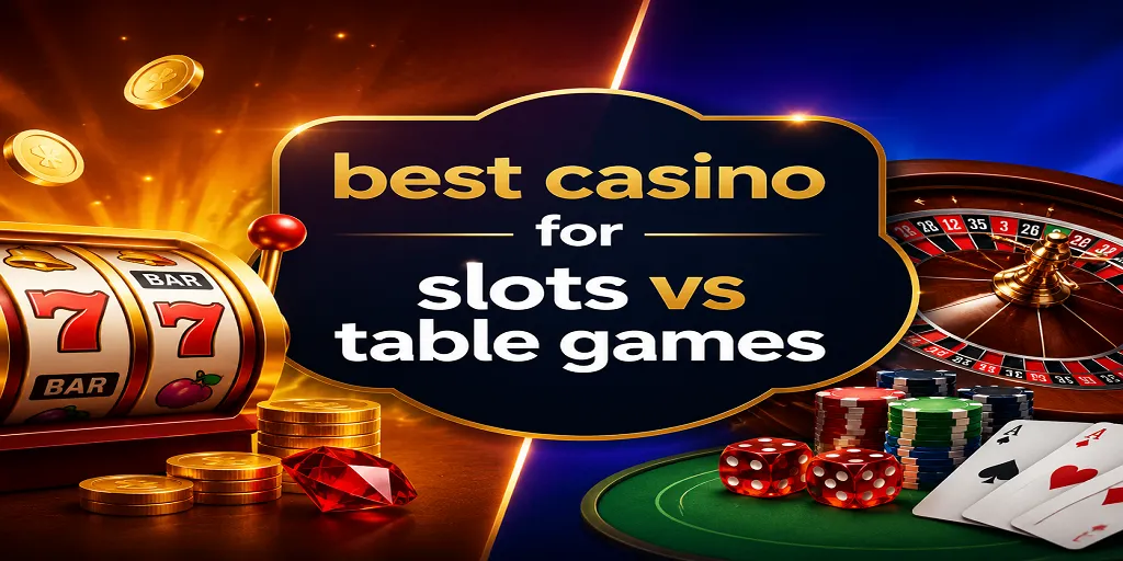 Best Casino For Slots Vs Table Games RTP, Odds & Payouts 2026