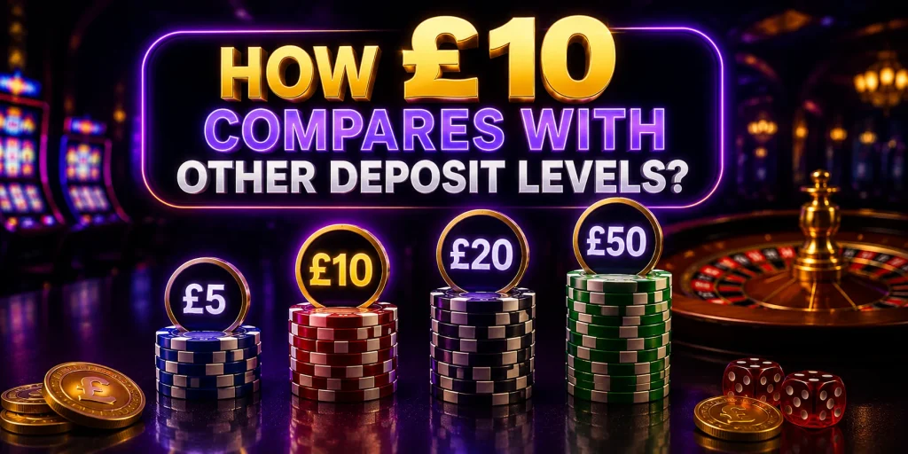 How £10 Compares With Other Deposit Levels
