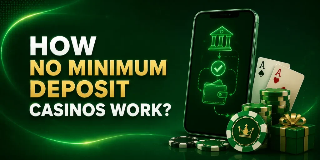 How No Minimum Deposit Casinos Work?