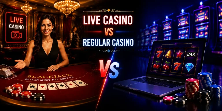 Live Casino Vs Regular Casino Key Differences And Features Explained