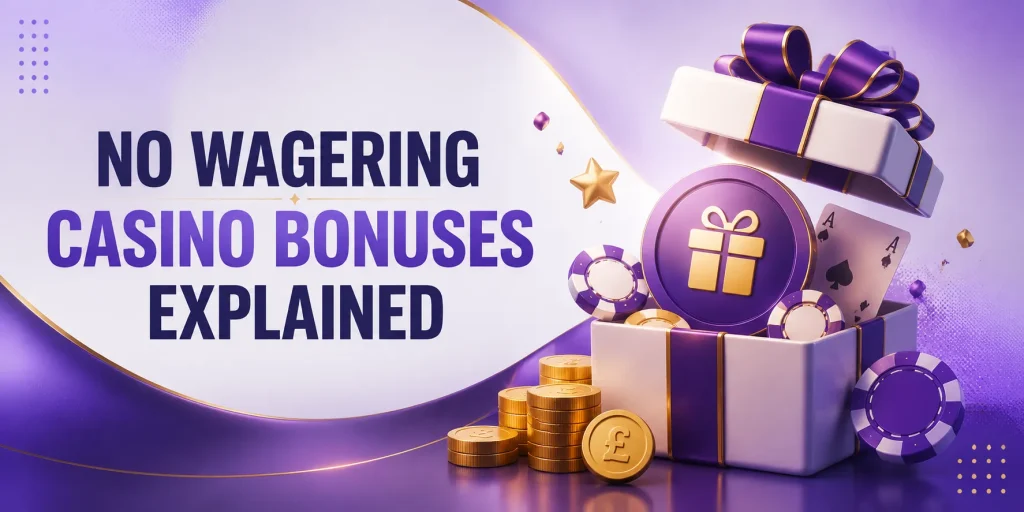 No Wagering Casino Bonuses Explained