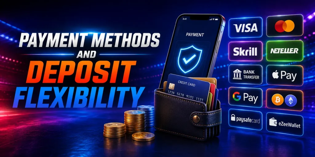 Payment Methods And Deposit Flexibility