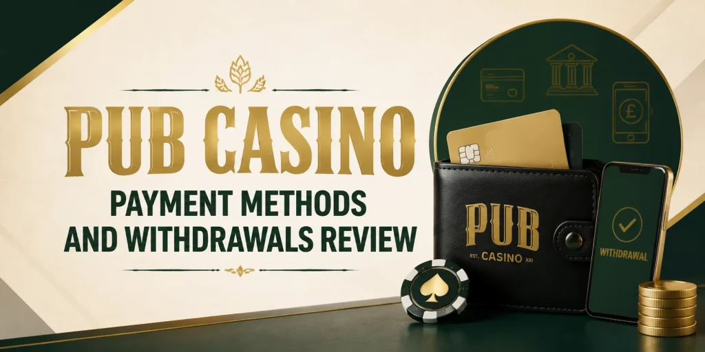 Pub Casino Payment Methods And Withdrawals Review 