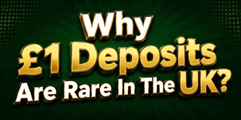 Why £1 Deposits Are Rare In The UK