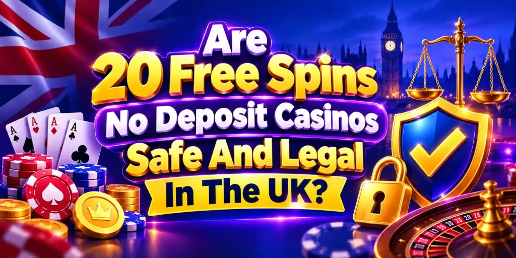 Are 20 Free Spins No Deposit Casinos Safe And Legal In The UK