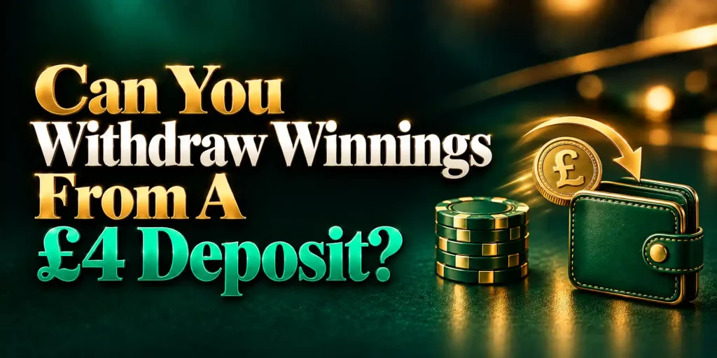 Can You Withdraw Winnings From A £4 Deposit