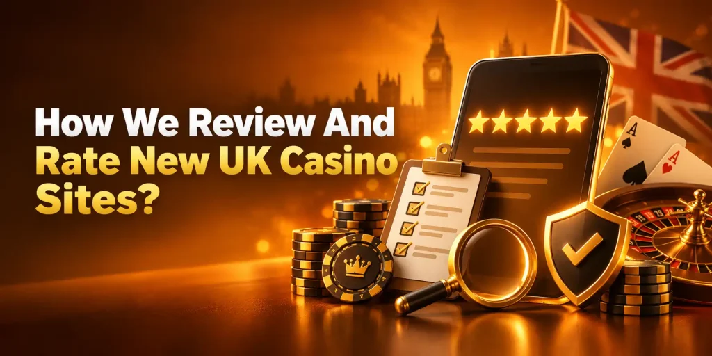 How We Review And Rate New UK Casino Sites?
