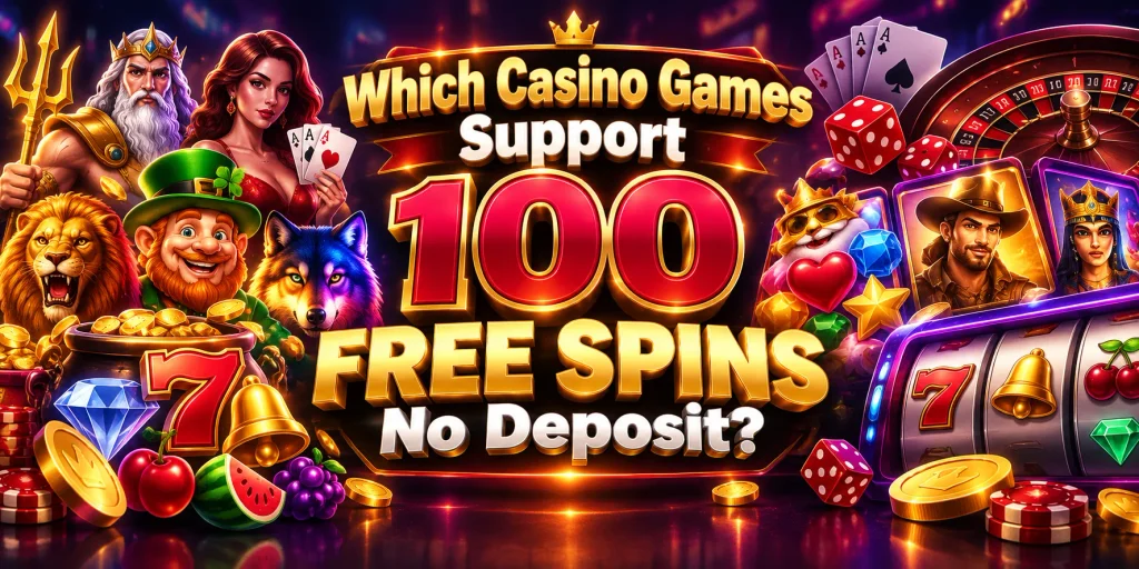 Which Casino Games Support 100 Free Spins No Deposit?