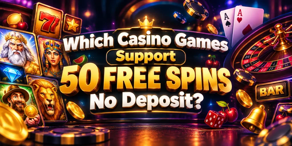 Which Casino Games Support 50 Free Spins No Deposit?
