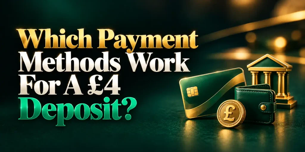 Which Payment Methods Work For A £4 Deposit